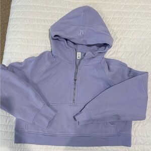 lululemon athletica Lavender Half-Zip Hoodie Sweatshirt